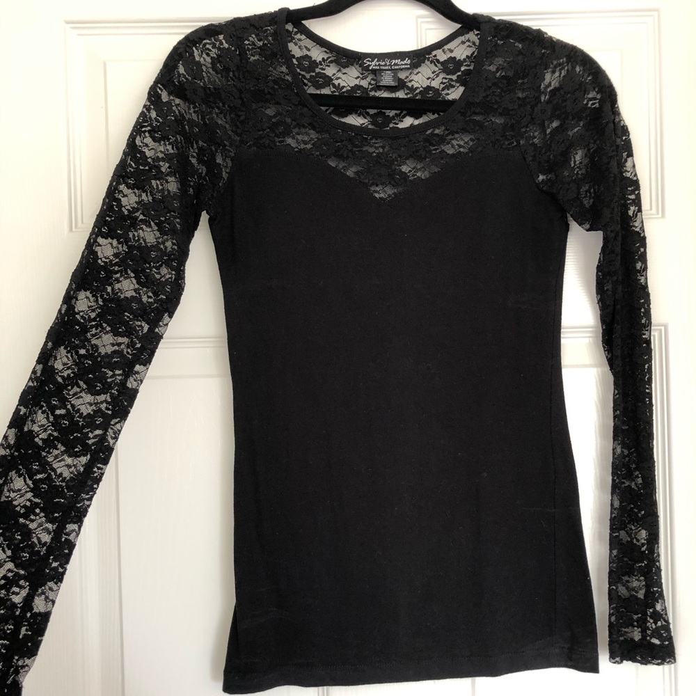 Lace long sleeve